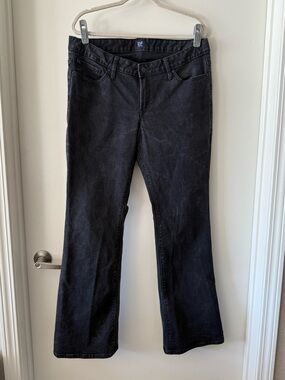 EUC GAP Long and Lean Black Boot Cut Jeans